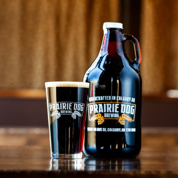 A 64-oz growler of our rich, dark Uncle Eddie's Oatmeal Stout.