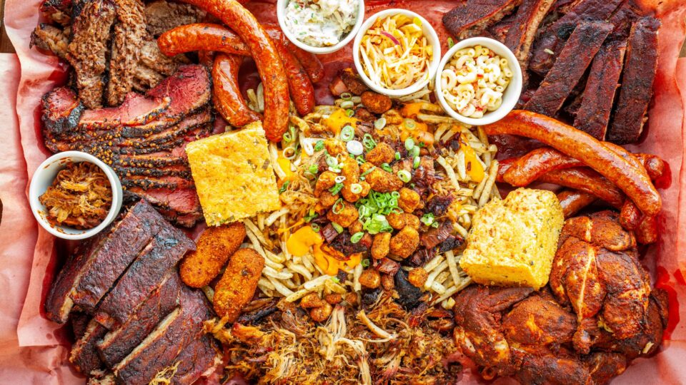 The "WAY TOO MUCH BBQ, WHY DID WE ORDER THIS? HOW DID THEY EVEN FIND A PLATTER THIS BIG?"