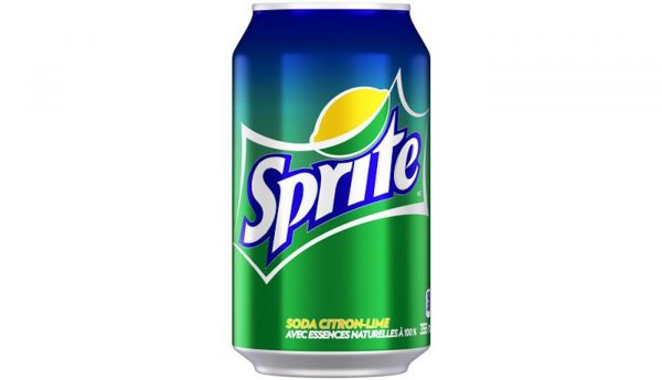 A 355-mL can of Sprite.