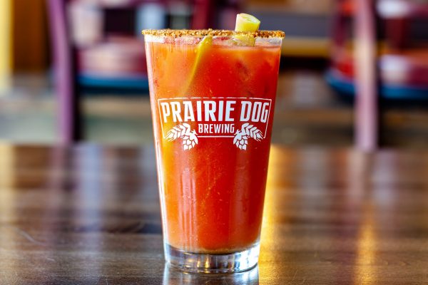 A Prairie Dog Brewing twist on this Calgary classic! House-made vegan Caesar mix with 1oz local vodka, house-made salt rim and in-house-pickled vegetable garnish.