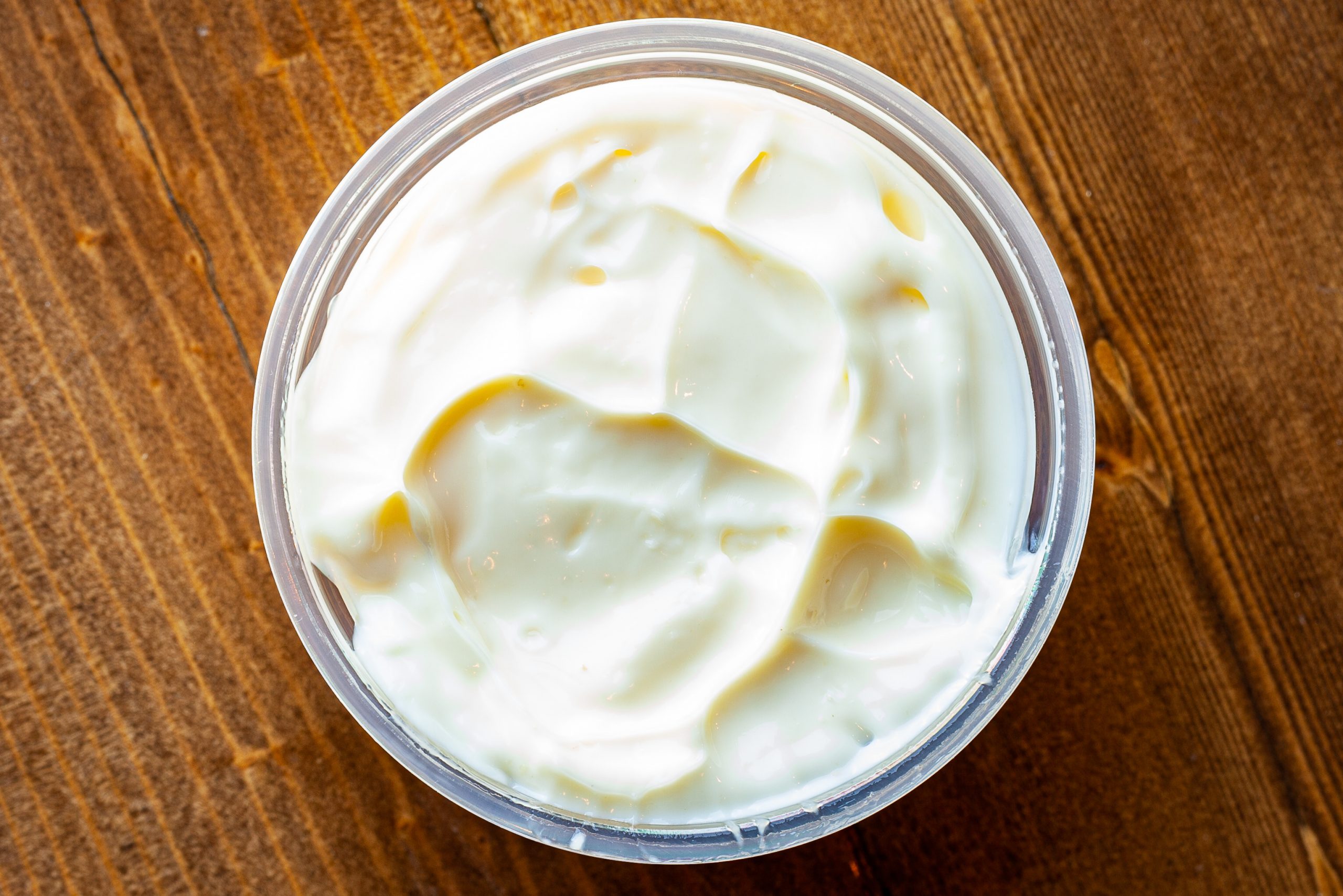 2oz portion of mayonnaise in a ramekin