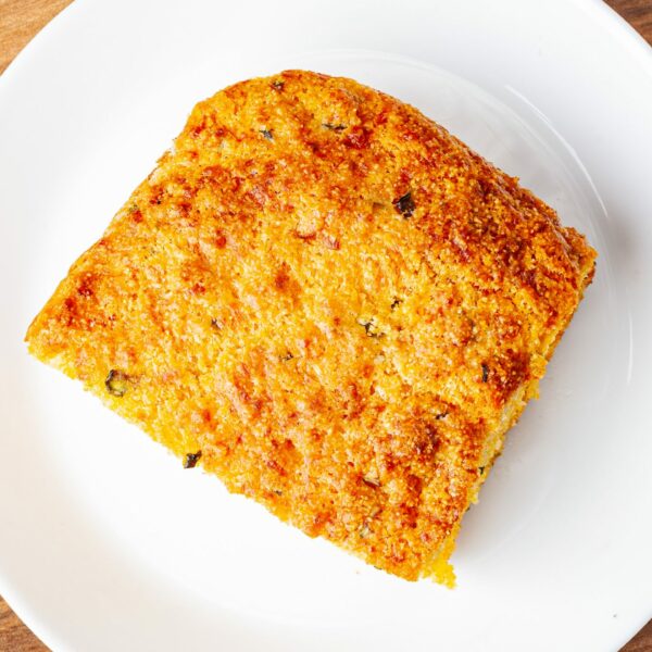 Prairie Dog Brewing's take on traditional southern-style cornbread with aged cheddar and fresh jalapeño peppers.