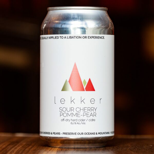 Lekker Sour Cherry Pomme-Pear Cider 355-mL Can
