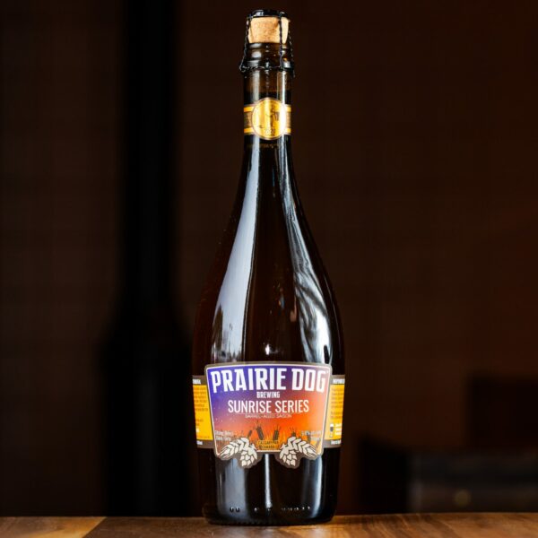 750-mL bottle of Prairie Dog Brewing Sunrise Series Episode 1 Barrel-Aged Experimental Saison