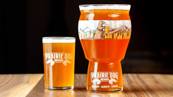 Prairie Dog Brewing's Boots Up Belgian-style IPA in both 16oz and 5oz draft pour sizes.