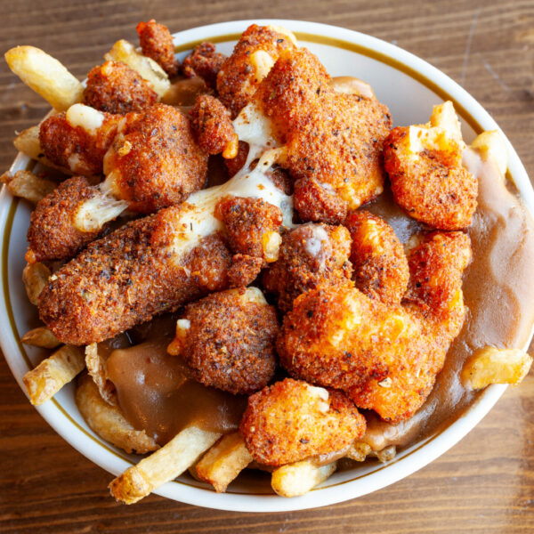 Prairie Dog Brewing Side Poutine menu item.