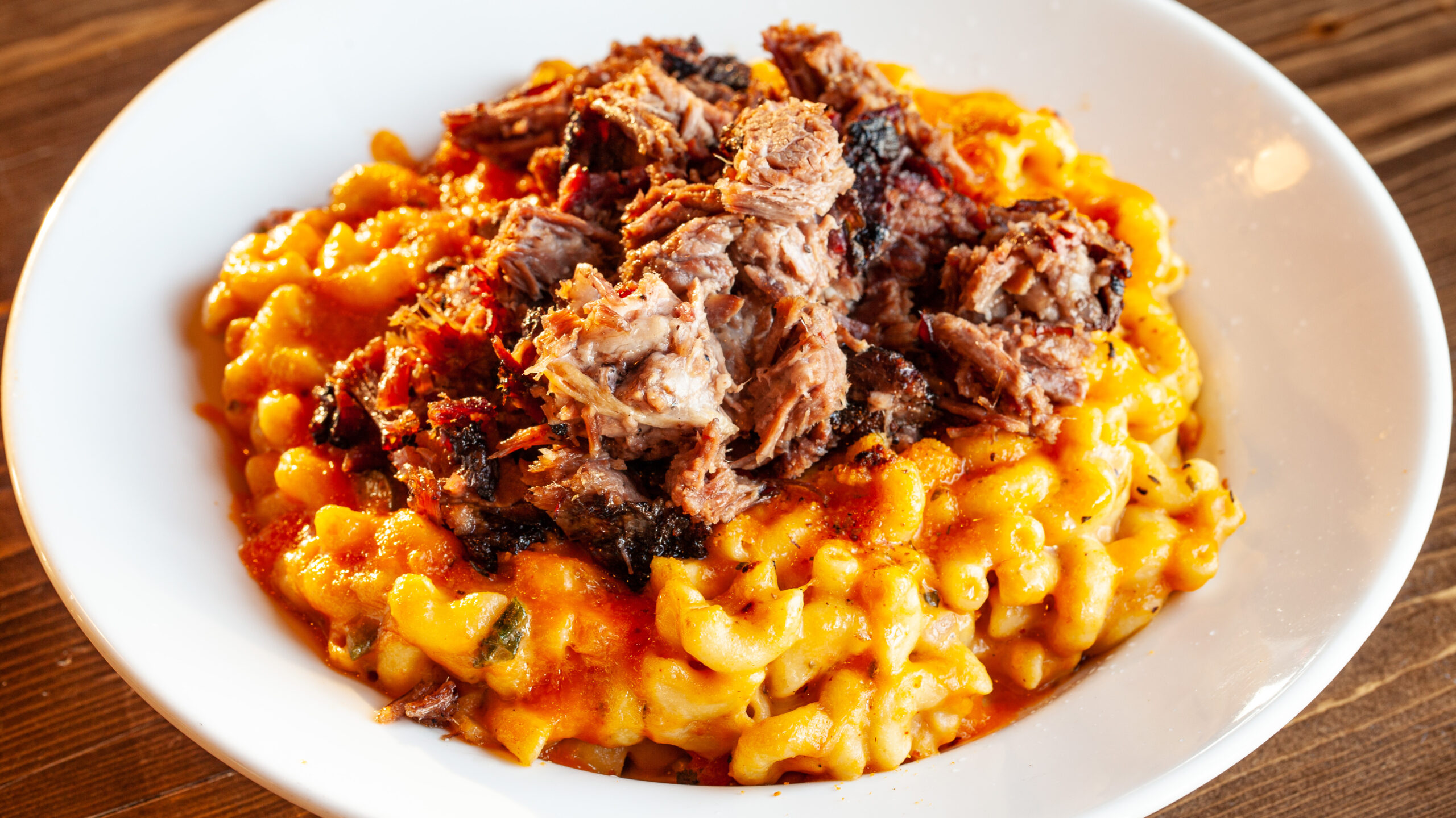 Mac and Cheese with Brisket add-on