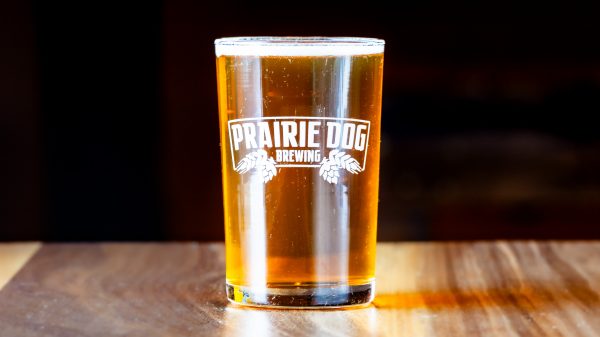 Prairie Dog Brewing's Boots Up Belgian-Style IPA in a 150mL draft pour.