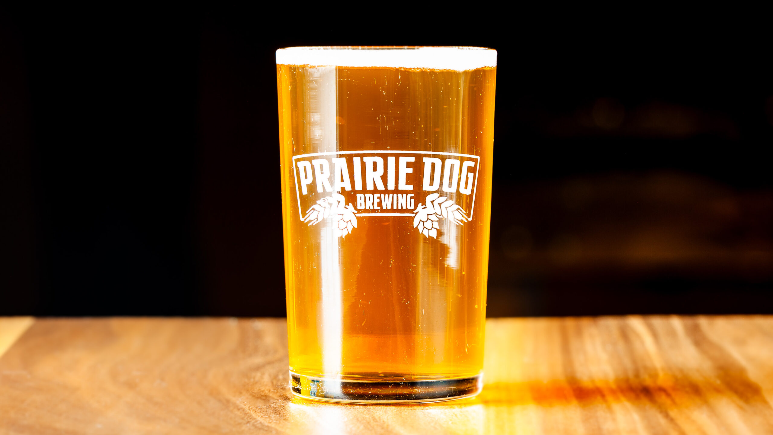 150mL draft pour of Prairie Dog Brewing's Little Bear Kölsch!