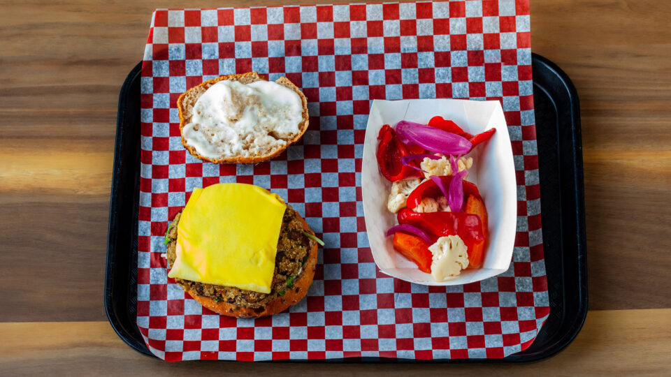 Vegan Quinoa Mushroom Burger