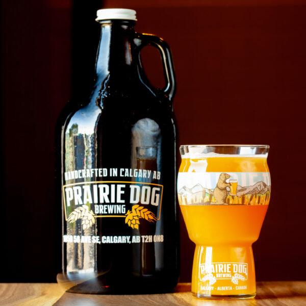 Riise of the Pheonix 16oz glass With growler jug