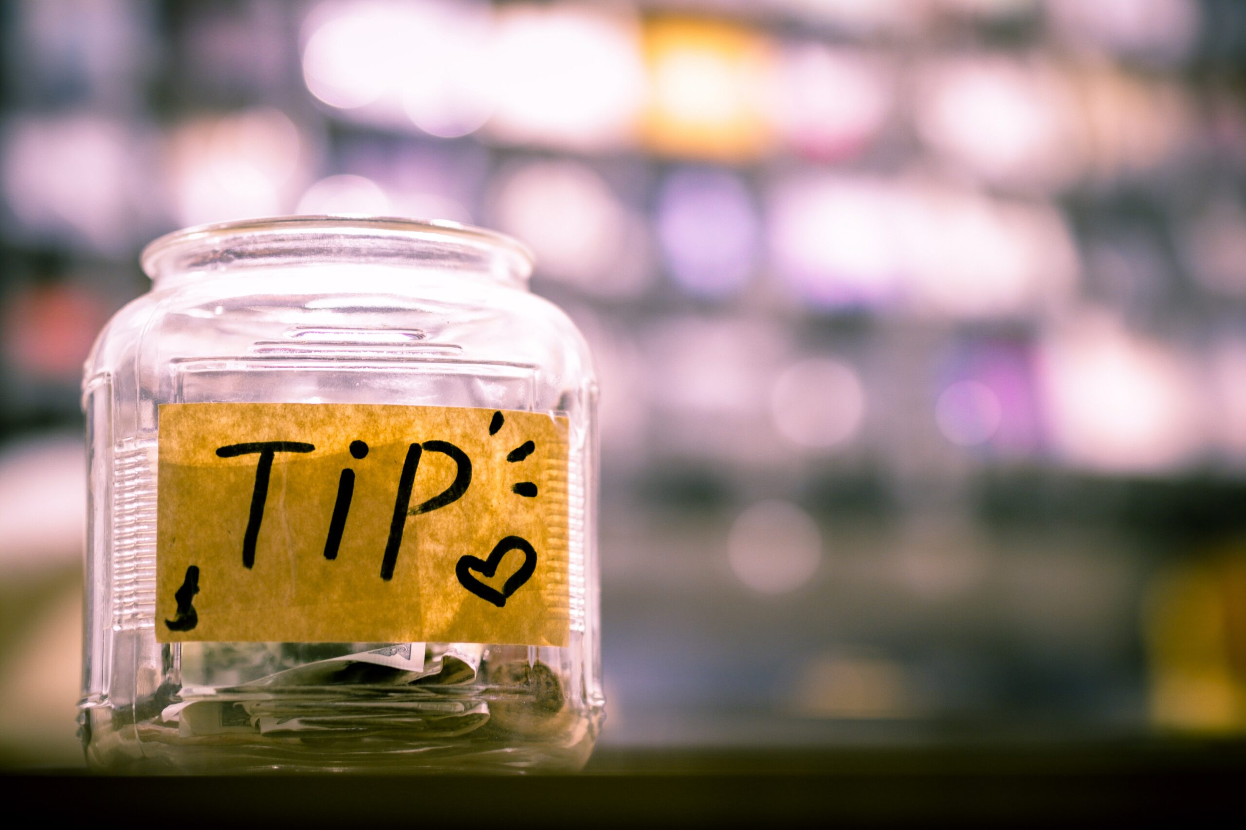 Tip Jar Photo of a Tip Jar, courtesy Sam Truong via Unsplash.com.