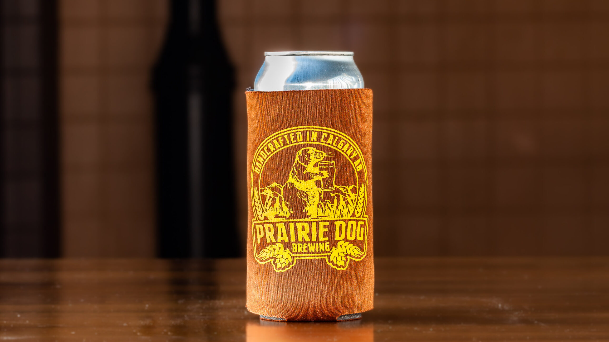 PDB Beer Koozie An assortment of Prairie Dog Brewing socks with different colours.