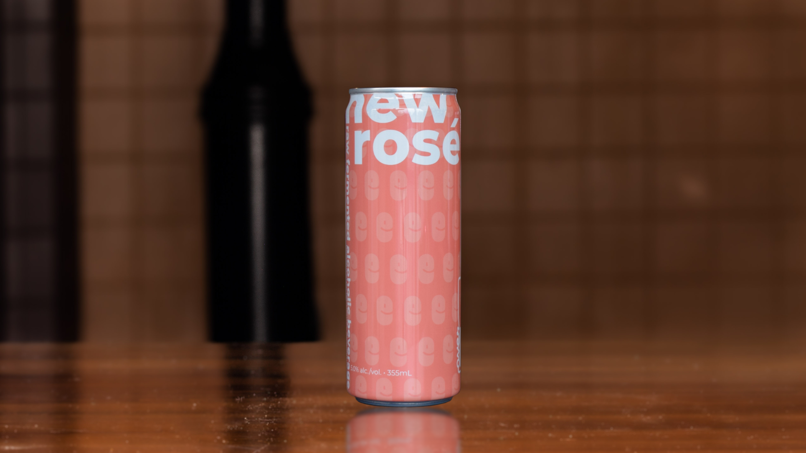 A 355mL Slim Can of Cold Garden and OverRipe New Rosé Fermented Vodka Shrub Beverage