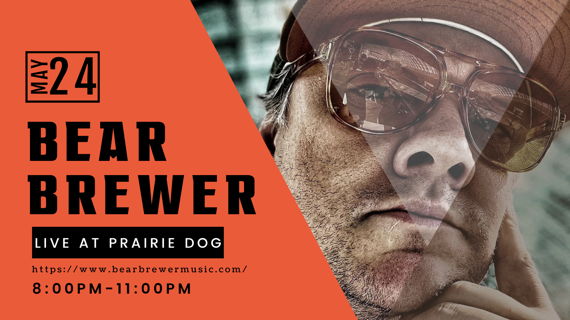 Bear Brewer rocks Prairie Dog's stage on May 24