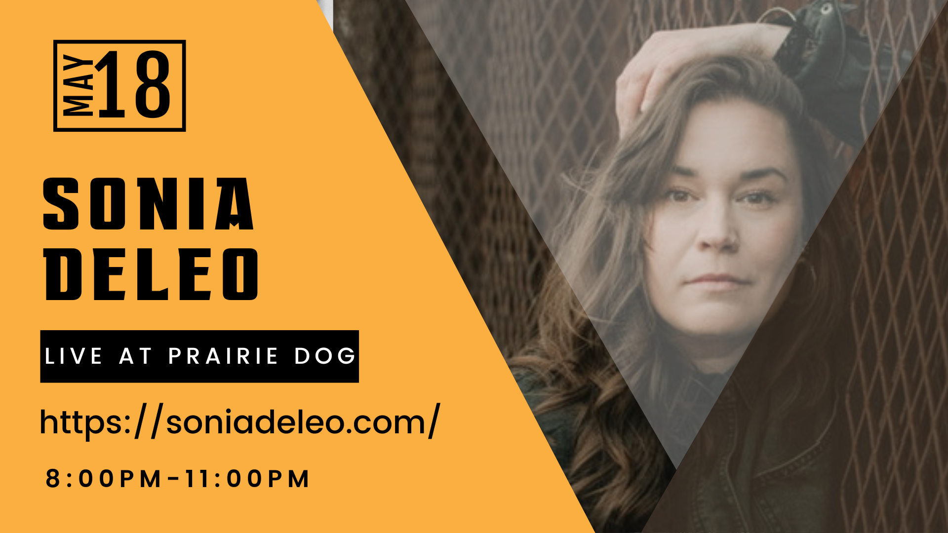 Sonia Deleo sings the house down on Prairie Dog's Stage May 18th